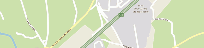 Mappa della impresa baldasseroni gian carlo a PONTE BUGGIANESE