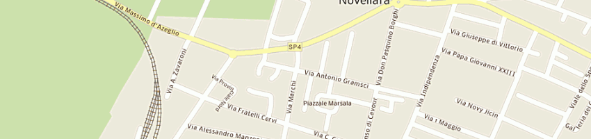 Mappa della impresa aliberti srl a NOVELLARA