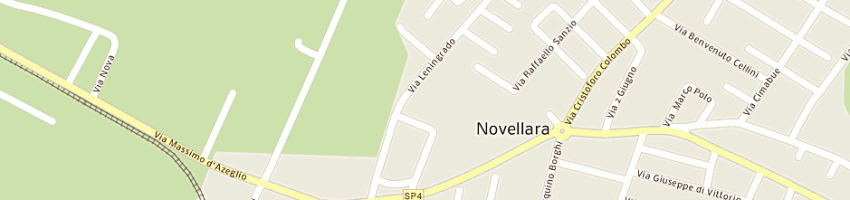 Mappa della impresa saltini bonfiglio e figli snc autotrasporti materiali ghiaiosi a NOVELLARA