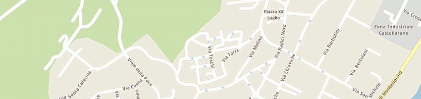 Mappa della impresa la bottega di artemisia di bergomi simona e c snc a REGGIO EMILIA
