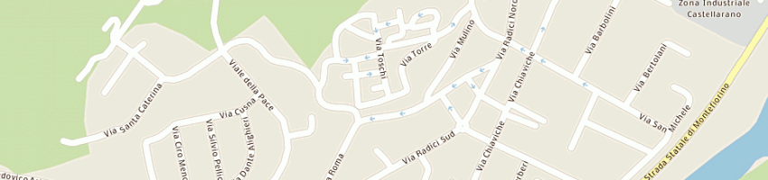 Mappa della impresa ruini a CASTELLARANO