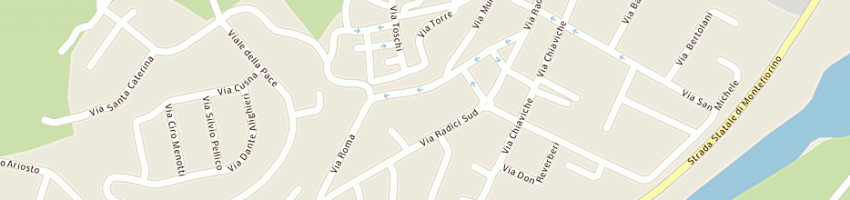 Mappa della impresa bar ristorante gargino a RE