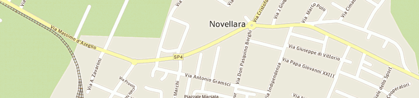Mappa della impresa saltini flli (snc) a NOVELLARA