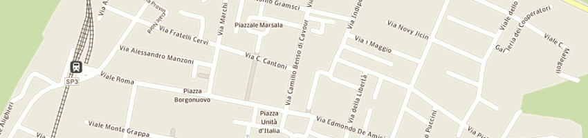 Mappa della impresa bar break a NOVELLARA
