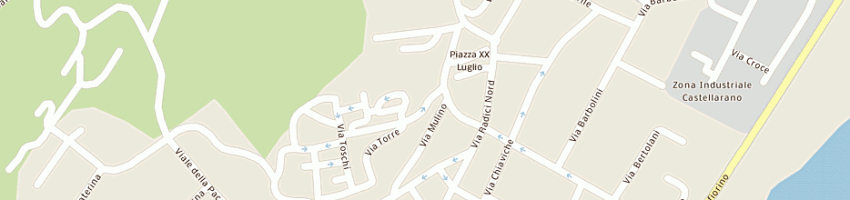 Mappa della impresa assne tur pro-loco castellarano a CASTELLARANO