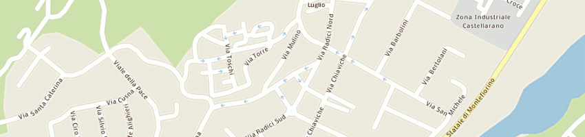 Mappa della impresa studio legale levrini amadori magnani a CASTELLARANO