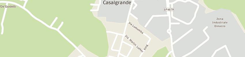 Mappa della impresa barbieri albano a CASALGRANDE