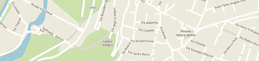 Mappa della impresa cangrande laboratorio restauro di tossoni filippo a VALEGGIO SUL MINCIO