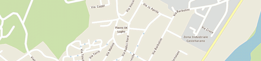 Mappa della impresa agenzia guazzi a CASTELLARANO