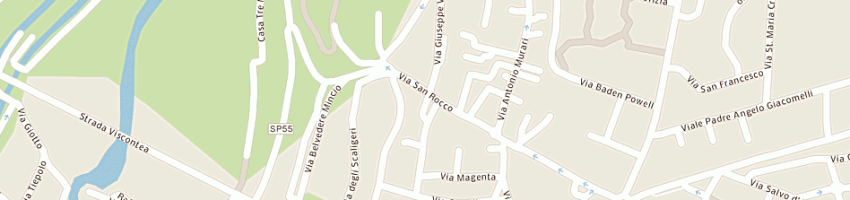 Mappa della impresa bar pizzeria galletto a VALEGGIO SUL MINCIO
