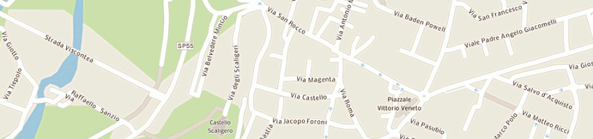 Mappa della impresa pasquali roberto a VALEGGIO SUL MINCIO