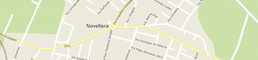 Mappa della impresa universal teleservice di tarsem kaur a NOVELLARA