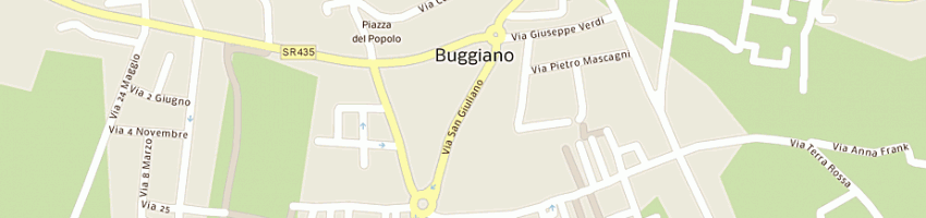 Mappa della impresa moncini mauro a BUGGIANO