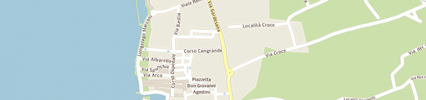 Mappa della impresa lo studio contabile di rosini r e c (snc) a LAZISE