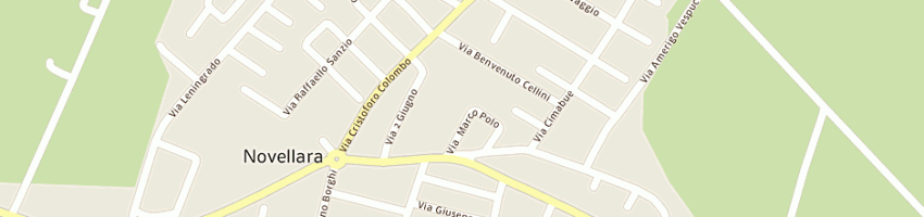 Mappa della impresa ahcin inge a NOVELLARA