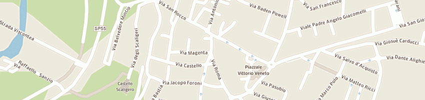 Mappa della impresa credito bergamasco a VALEGGIO SUL MINCIO