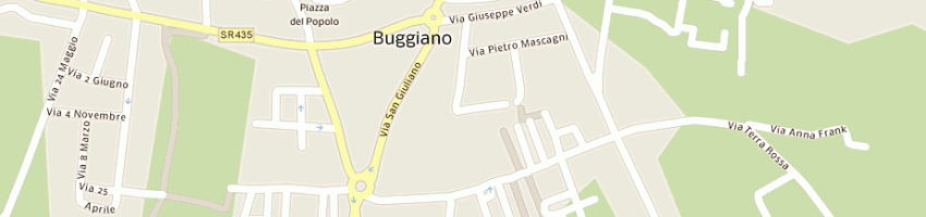 Mappa della impresa furno antonio a BUGGIANO