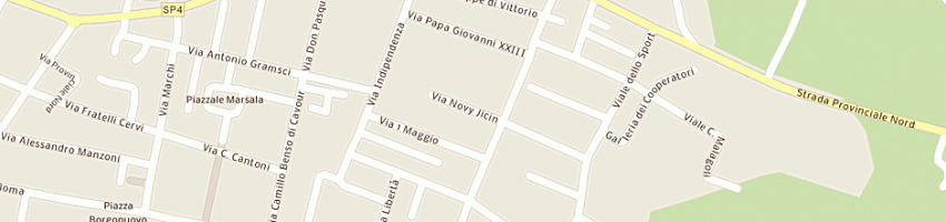 Mappa della impresa bartoli monica a NOVELLARA