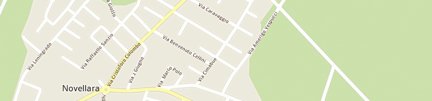 Mappa della impresa busana rismondo a NOVELLARA