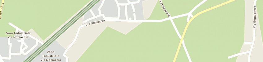 Mappa della impresa la falce antonio a PONTE BUGGIANESE