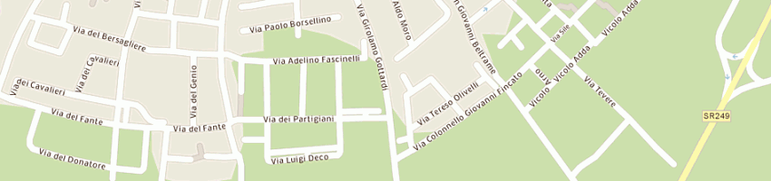 Mappa della impresa benini walter a VALEGGIO SUL MINCIO