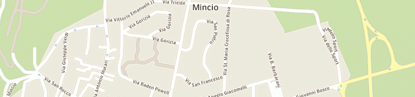 Mappa della impresa peretta giovanni e c - snc a VALEGGIO SUL MINCIO