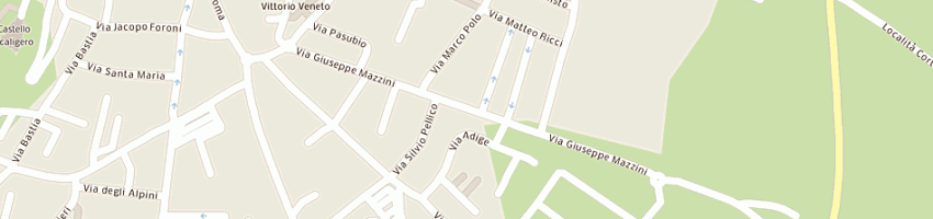 Mappa della impresa meryte' di menegazzi maria assunta a VALEGGIO SUL MINCIO