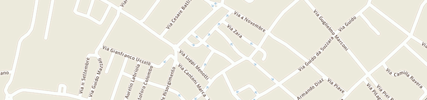 Mappa della impresa dolce vita lingerie di lanfranchi giuliana a SUZZARA