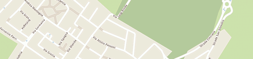 Mappa della impresa padana infissi srl a MANTOVA