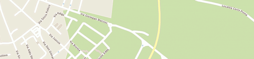 Mappa della impresa agenzia elaborazione dati di coghi enrico a VALEGGIO SUL MINCIO