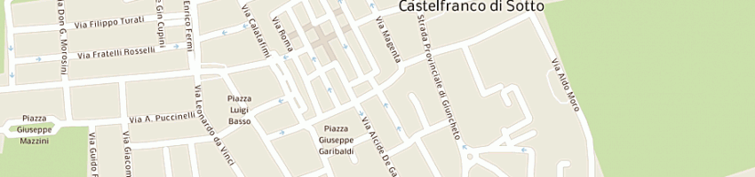 Mappa della impresa daini palesi ginetta a CASTELFRANCO DI SOTTO