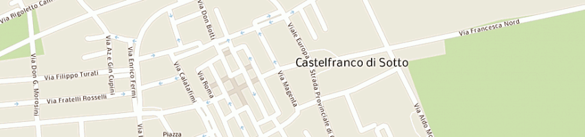 Mappa della impresa ingrofrut fp srl a CASTELFRANCO DI SOTTO