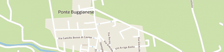 Mappa della impresa fanucci walter a PONTE BUGGIANESE