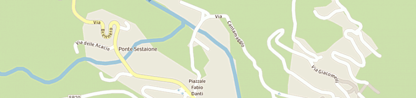 Mappa della impresa unione sportiva cutiglianese a CUTIGLIANO