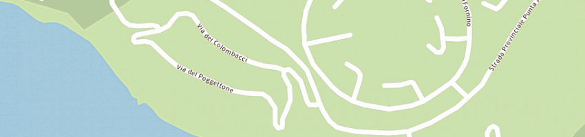 Mappa della impresa la piazzetta srl a CASTIGLIONE DELLA PESCAIA