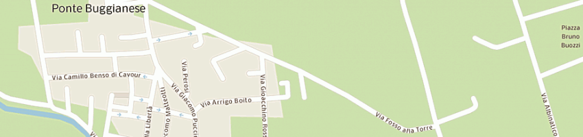 Mappa della impresa salumificio lenzi (srl) a PONTE BUGGIANESE