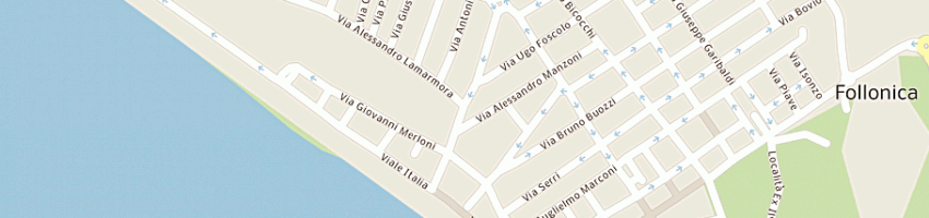 Mappa della impresa la rotonda di varrone giovanna a FOLLONICA