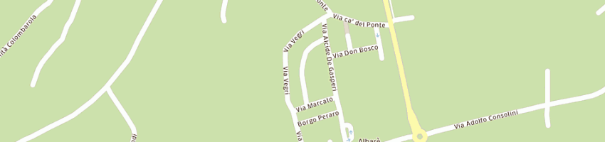 Mappa della impresa bressanin fabio a COSTERMANO