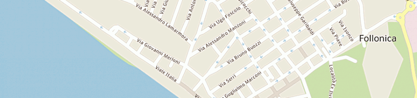 Mappa della impresa casella paolo a FOLLONICA