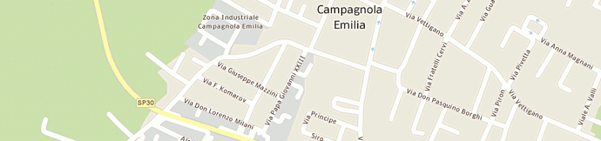 Mappa della impresa maestri giovanni a CAMPAGNOLA EMILIA