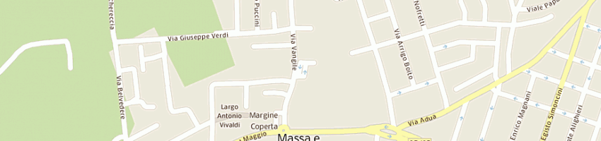 Mappa della impresa poste italiane spa a MASSA E COZZILE