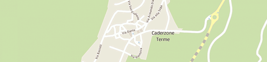 Mappa della impresa caffe' delle terme a CADERZONE