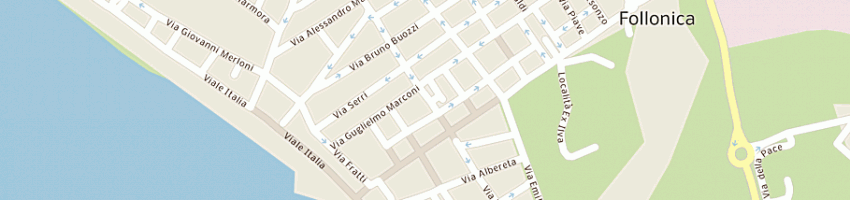 Mappa della impresa foto ottica gabriele di manca rita a FOLLONICA