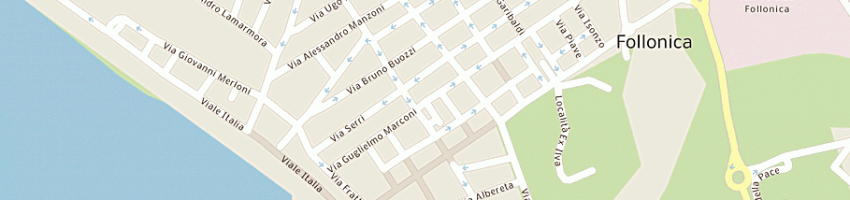 Mappa della impresa b - side di acuti andrea a FOLLONICA