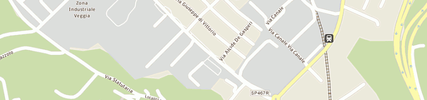 Mappa della impresa macelleria spaggiari snc di spaggiari emidio e c a CASALGRANDE
