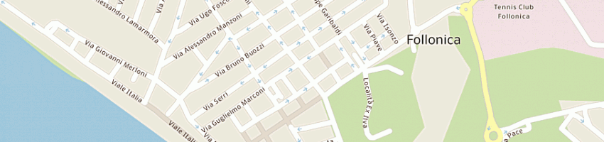 Mappa della impresa immobiliare santini srl a FOLLONICA