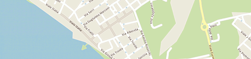 Mappa della impresa glamour's di lotti simonetta a FOLLONICA