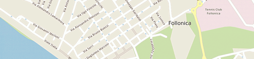 Mappa della impresa centro color di marzeddu giovanni a FOLLONICA