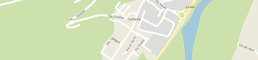 Mappa della impresa il carbone bianco (snc) a CASTELLARANO