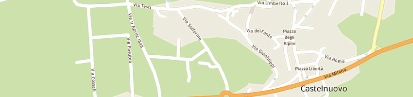 Mappa della impresa parrucchiera rosini paola a CASTELNUOVO DEL GARDA